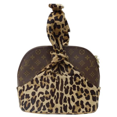 Louis Vuitton x Azzedine Alaia 'Centenaire' Leopard Alma Bag